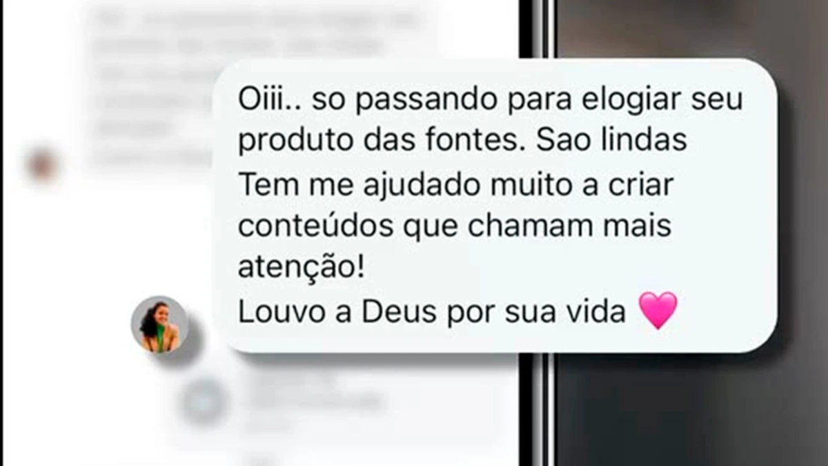 Depoimento de cliente 1
